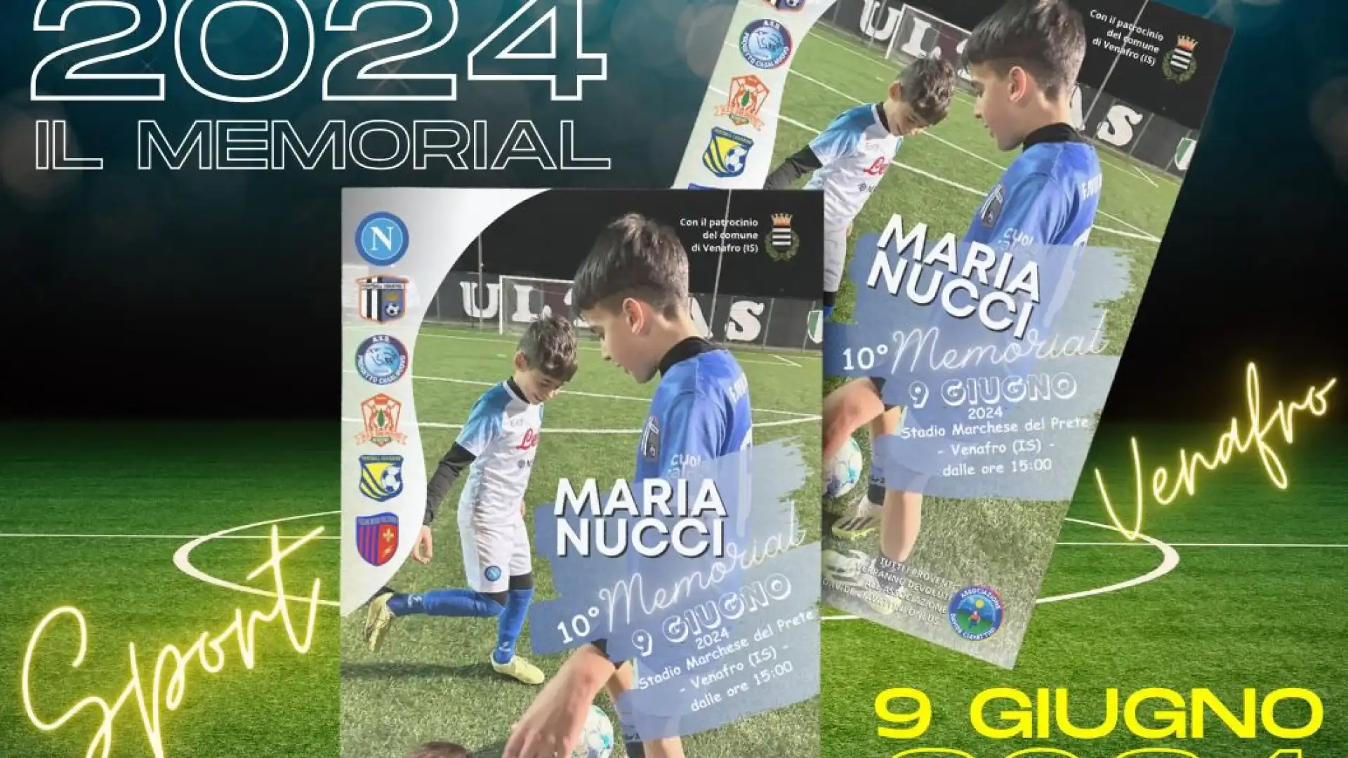 Venafro: e' tutto pronto per la decima edizione del Memorial "Maria Nucci". Guarda l'intervista all'organizzatore dell'evento Giampiero Nucci